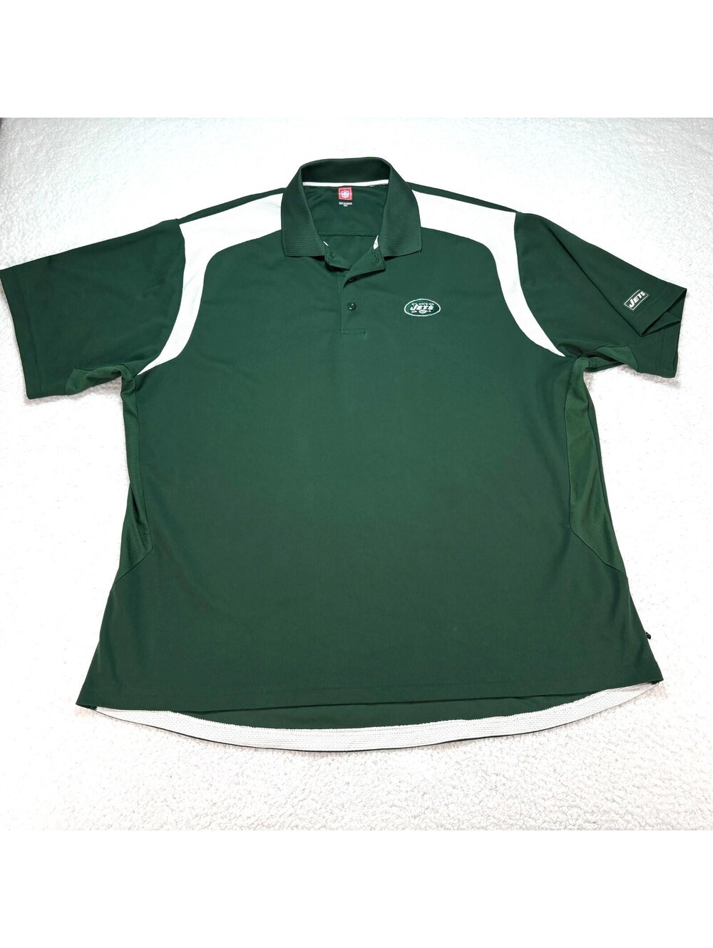 New York Jets Nike NFL Authentic Dri-Fit Polo Men's 2XL On Field Green